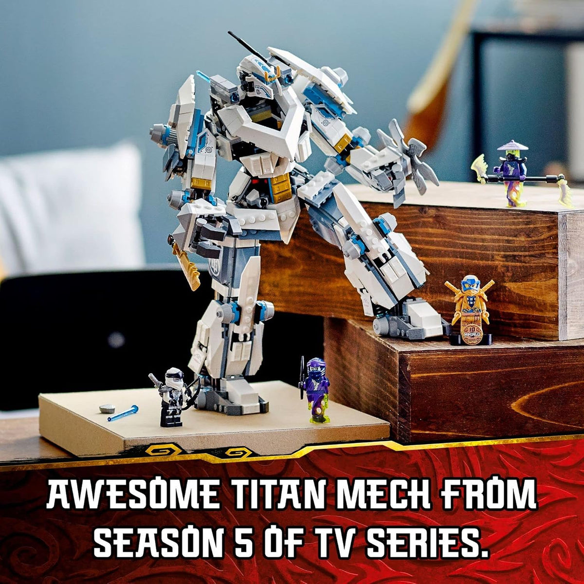 LEGO NINJAGO Legacy - Zane\u2019s Titan Mech Battle, 71738 Figura d...