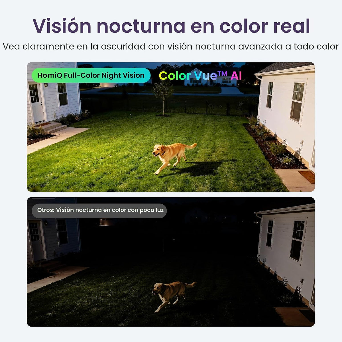 HOMIQ LIFE Cámara de seguridad para ventanas 2K, cámaras WiFi inter...