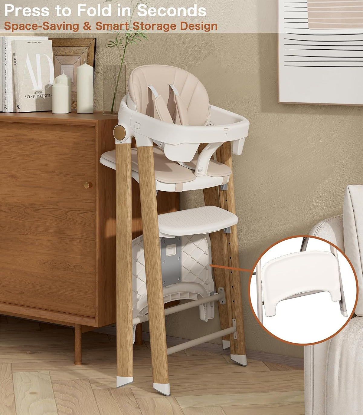 Silla alta convertible para bebé a torre para niños pequeños, trona...
