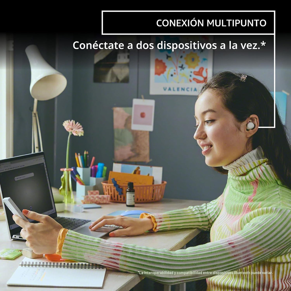 Sony WF-C510 Auriculares Bluetooth verdaderamente inalámbricos, col...