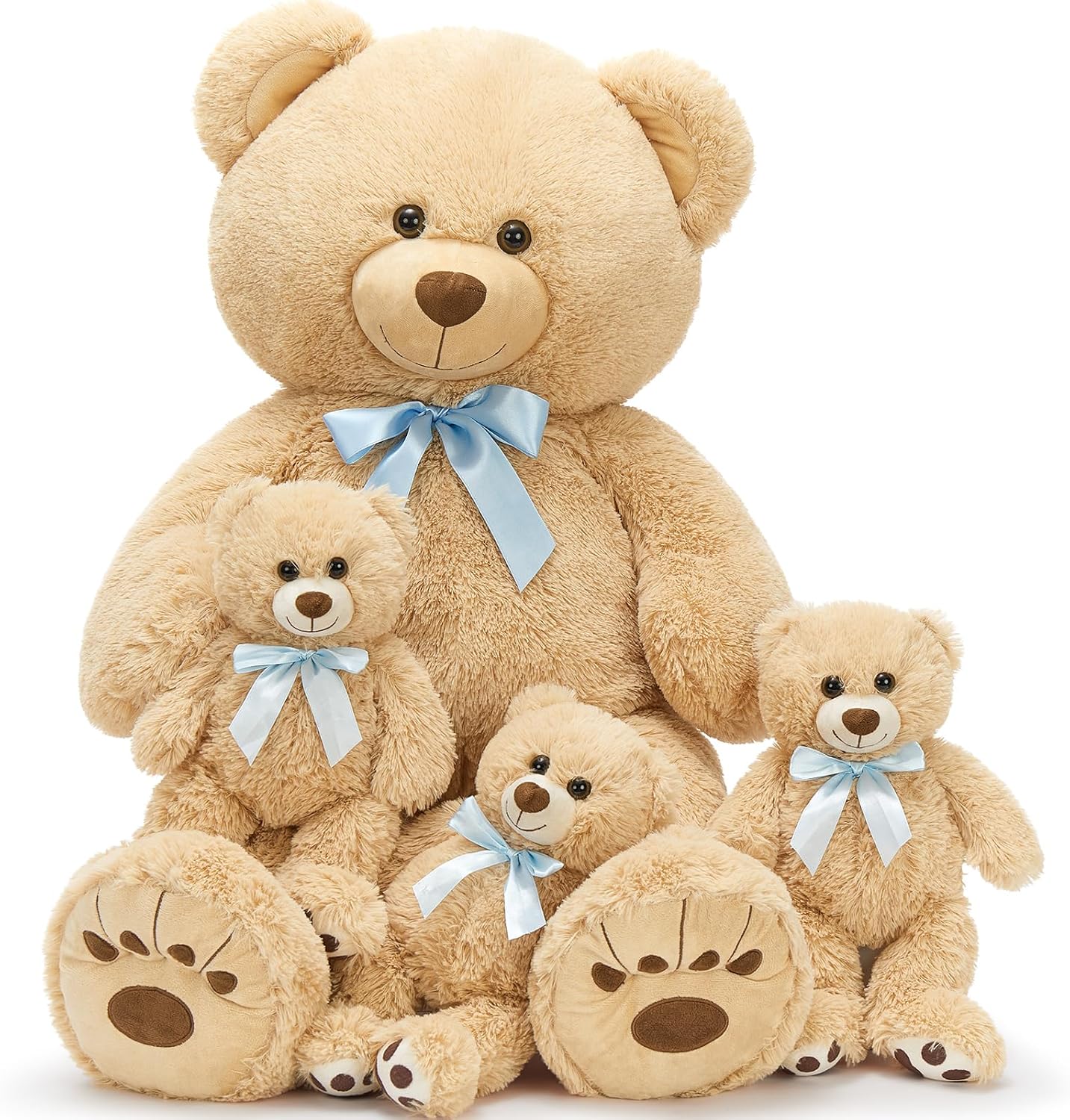 MorisMos Oso de Peluche Gigante Animal de Peluche con Osos Bebé, 35...