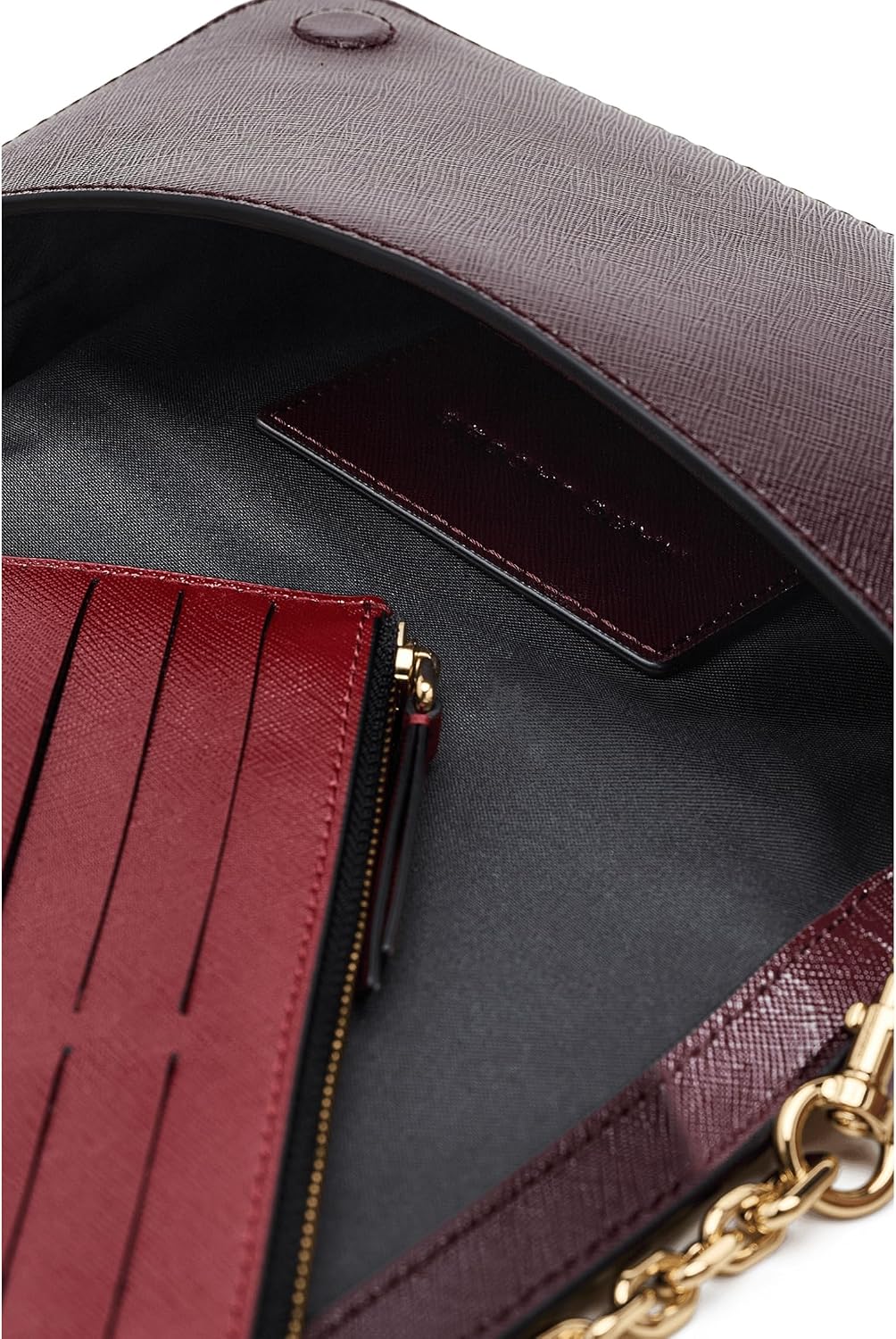 Marc Jacobs Billetera Snapshot en cadena para mujer