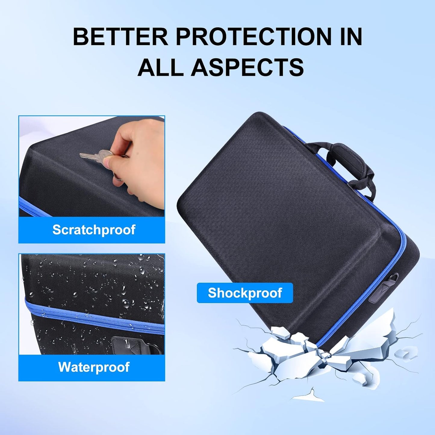 Funda de transporte ZORETCO compatible con PS5 Slim 2023 | Bolsa pr...