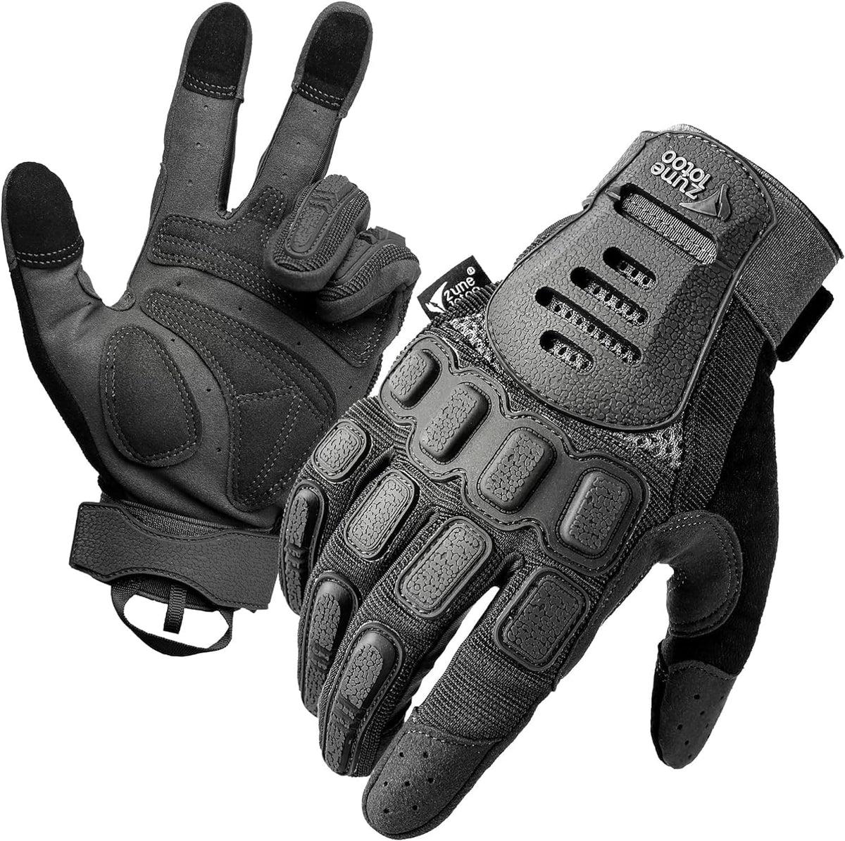 ZUNE LOTOO Guantes tácticos para pantalla táctil con protección con...
