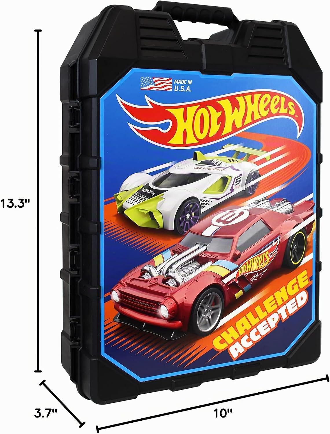 Tara Toys Hot Wheels - Estuche de almacenamiento para 48 autos, fun...