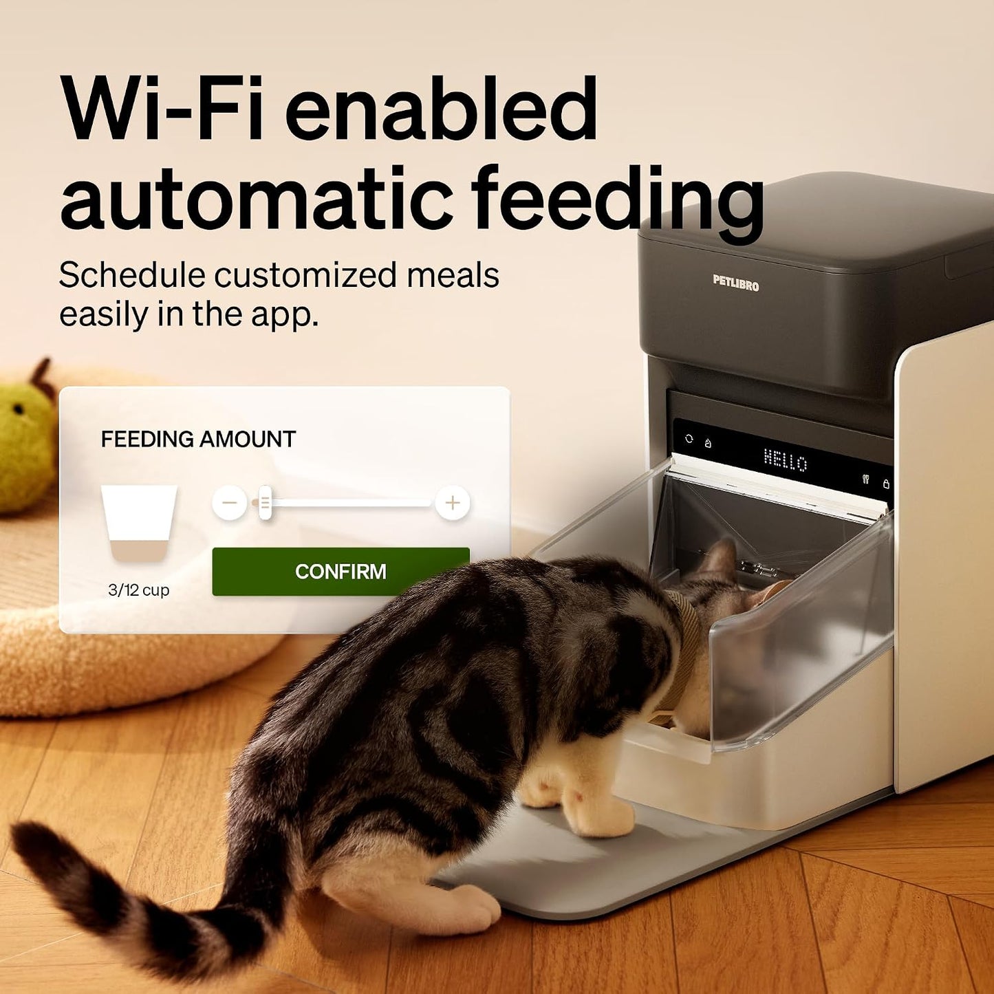 PETLIBRO Alimentador automático RFID para gatos, comidas personaliz...