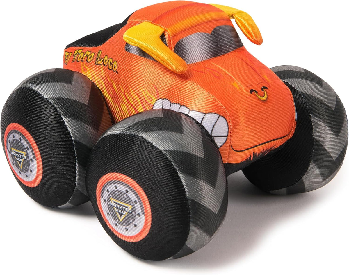 Monster Jam El Toro Loco Camión de peluche de 7 pulgadas con luces...