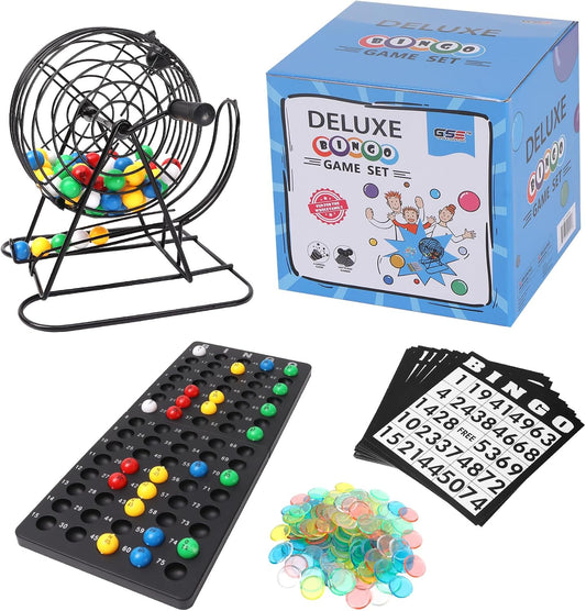 Juego de bingo de lujo GSE para fiestas de amigos, noches de juego...