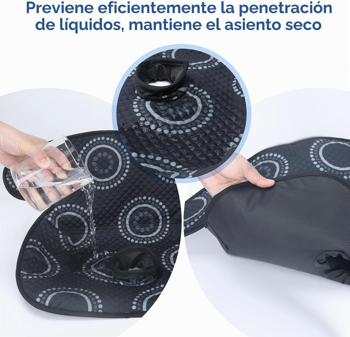 COOLBEBE Paquete de 2 protectores de asiento de coche impermeables...