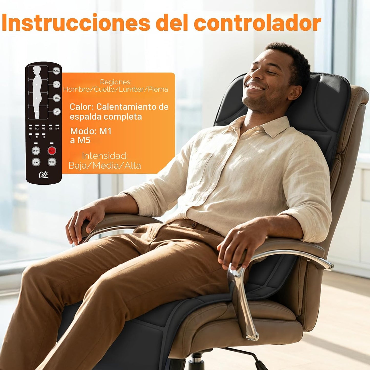 CILI Alfombrilla de masaje de cuerpo completo, almohadilla para sil...