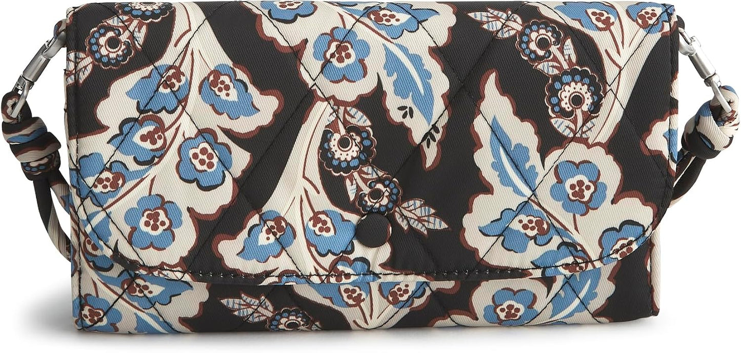 Vera Bradley Bolso bandolera Performance Twill Wildwood para mujer
