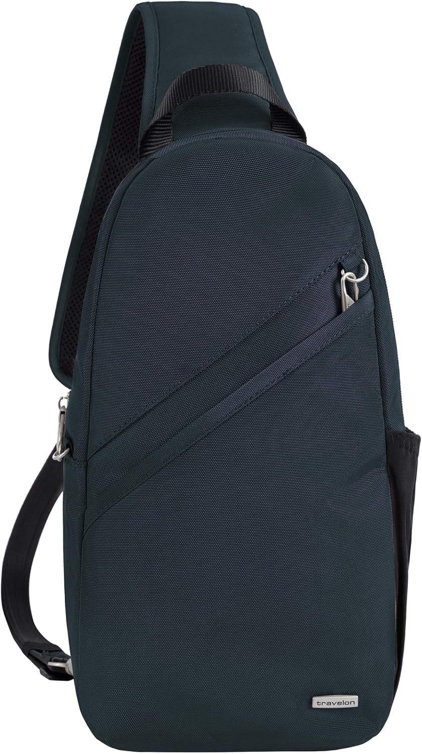 Travelon Bolso bandolera clásico antirrobo, Medianoche, Tamaño único
