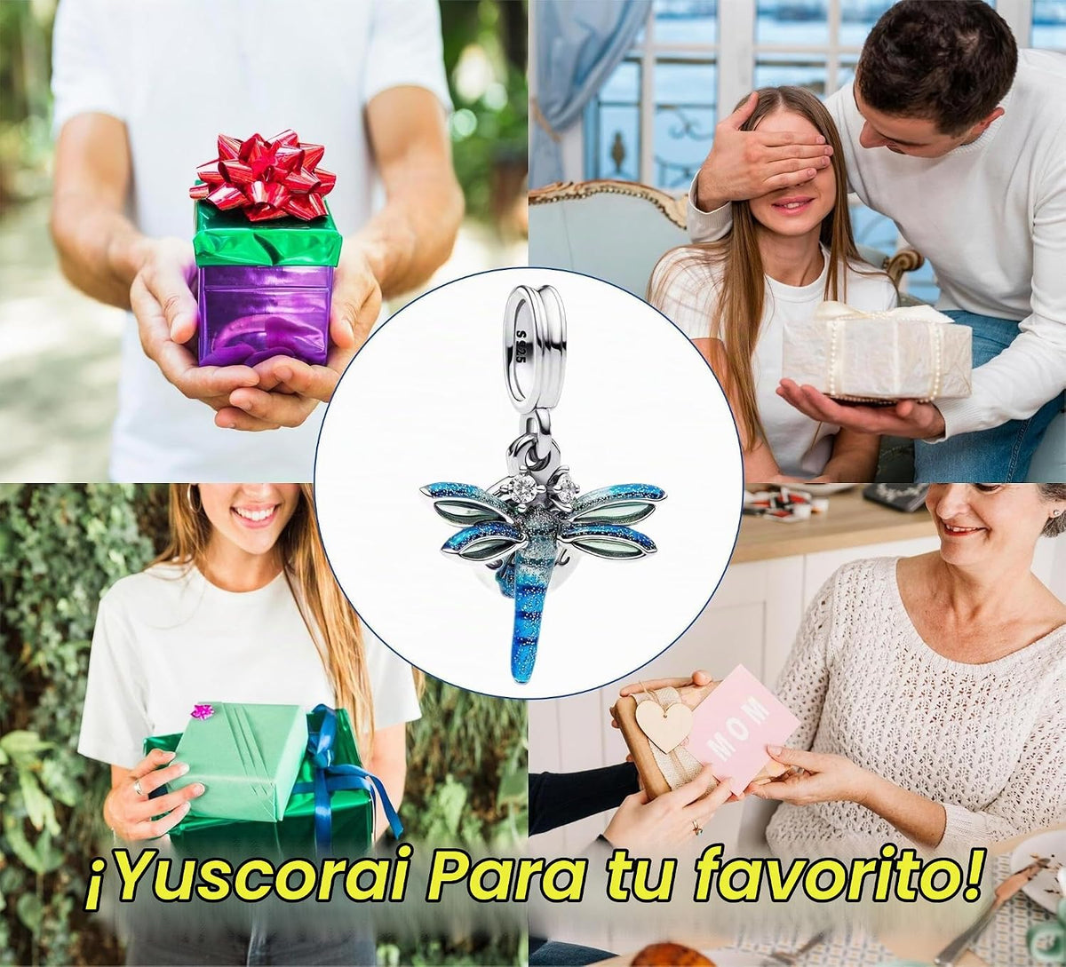 Yuscorai Bonitos dijes de moda para pulseras y collares, para cumpl...