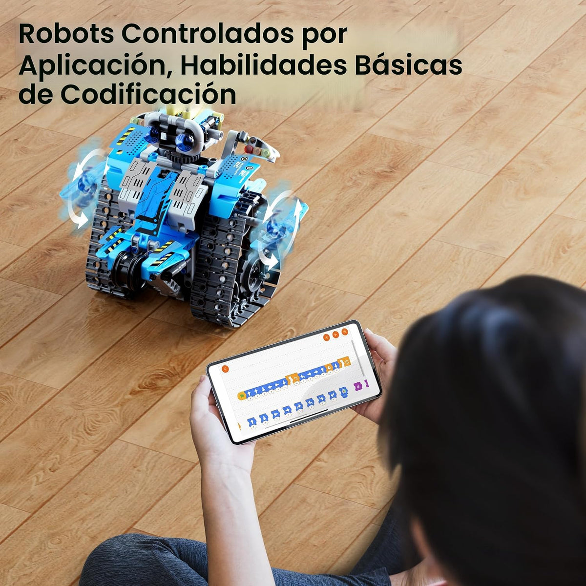 Sillbird Kit de robot de construcción con control remoto, regalo ST...