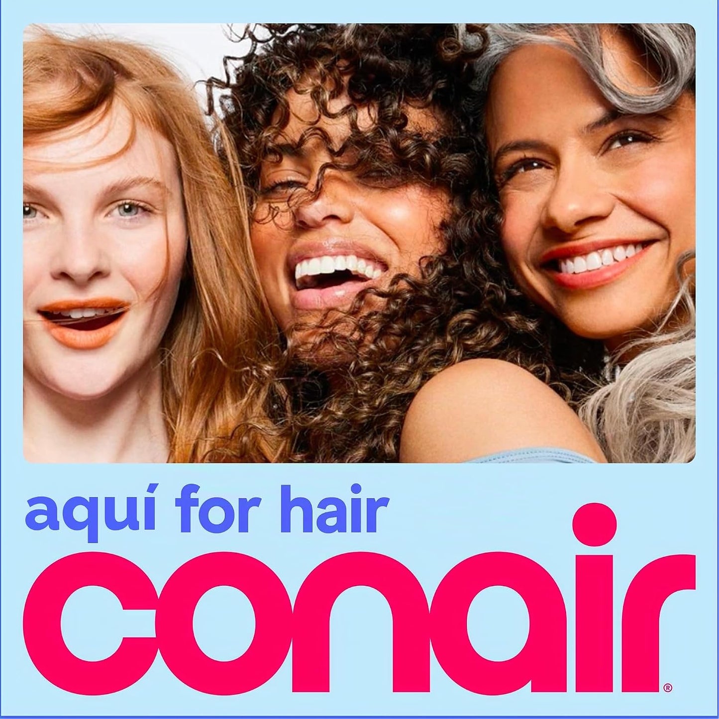 Conair Secador de pelo con accesorio difusor de pelo multicámara, a...