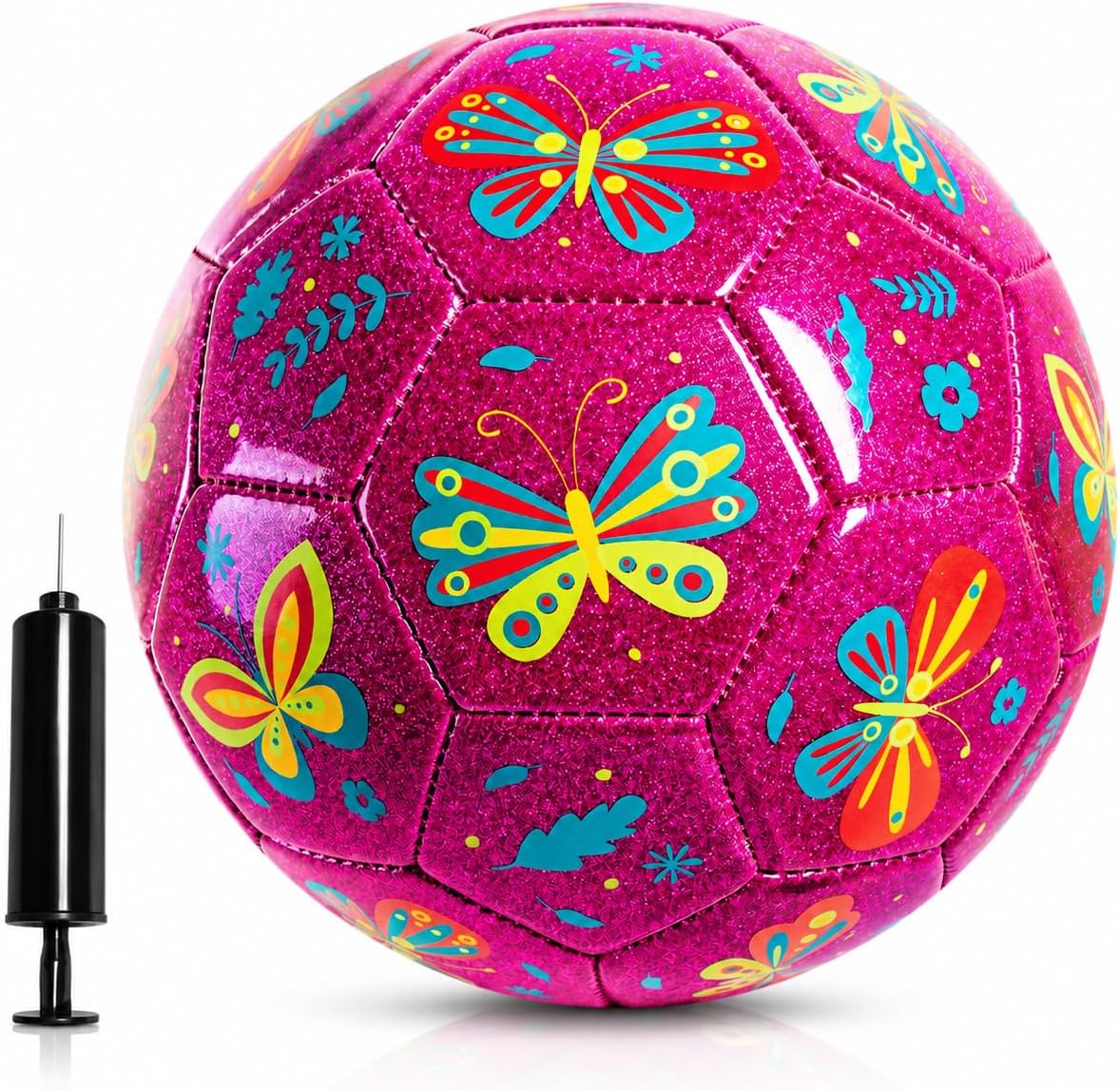 Balón de fútbol U&C Planet tamaño 2, 3, 4 para niños pequeños y jóv...