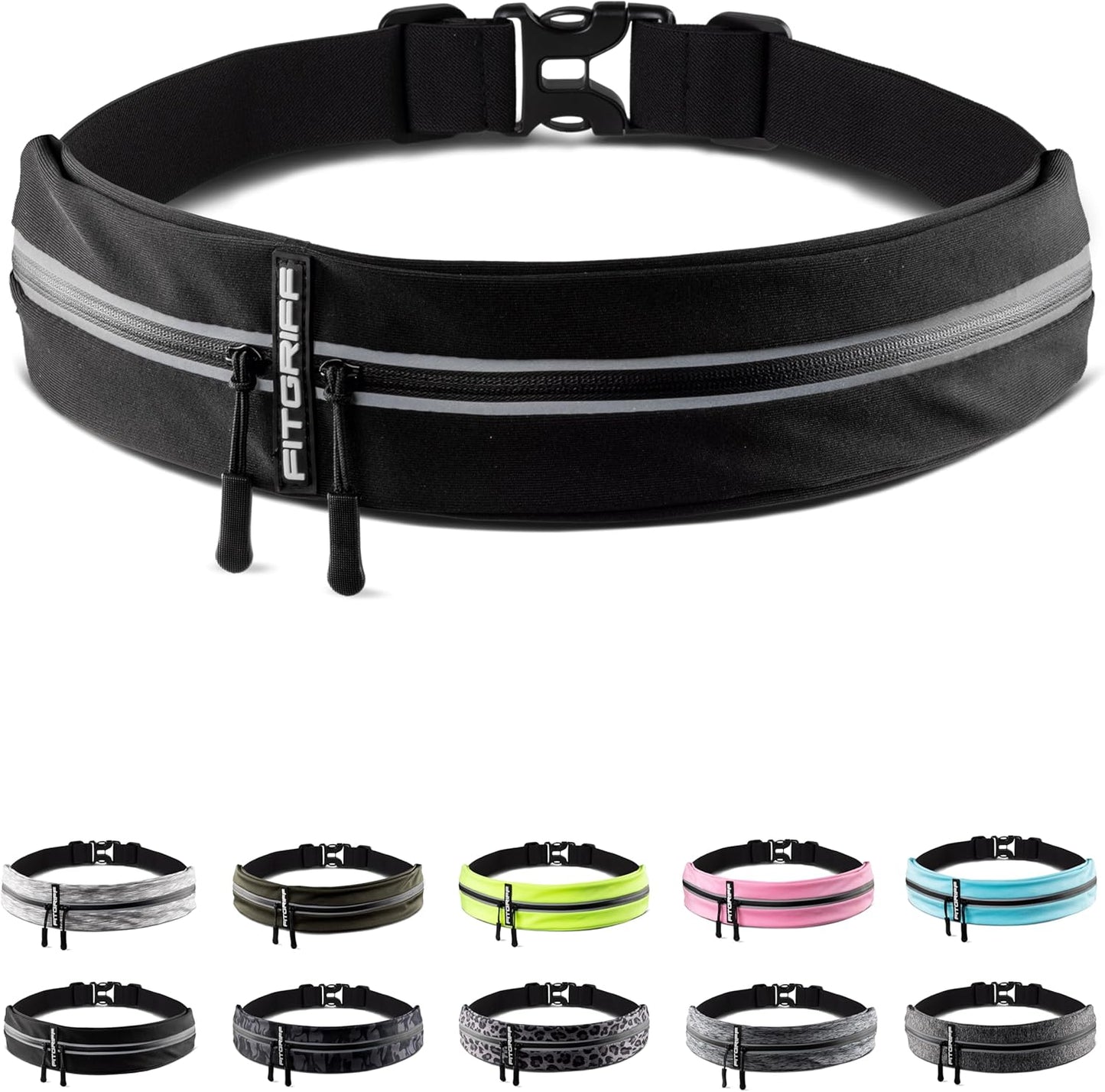 Cinturón de correr Fitgriff® para hombres y mujeres - Bolso de jogg...