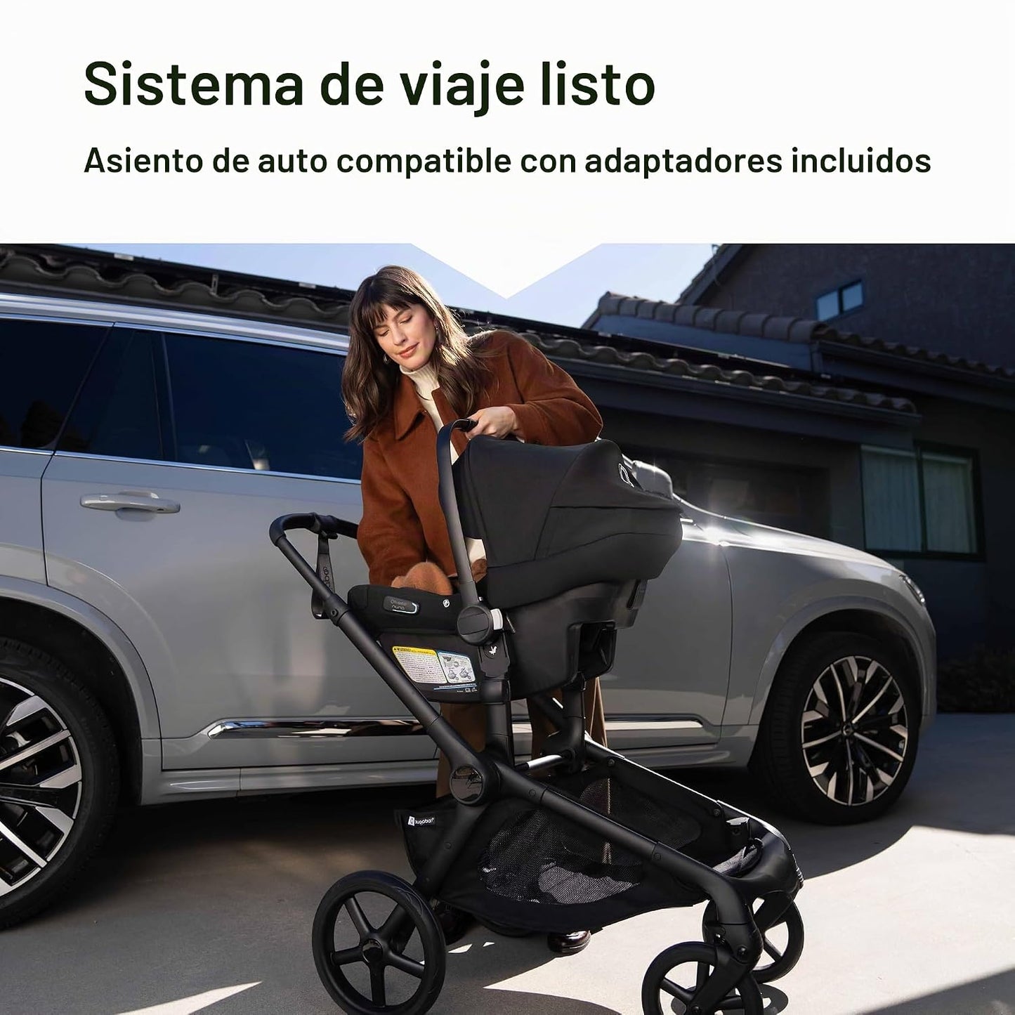 Bugaboo Kangaroo - Cochecito tándem individual a doble, compatible...