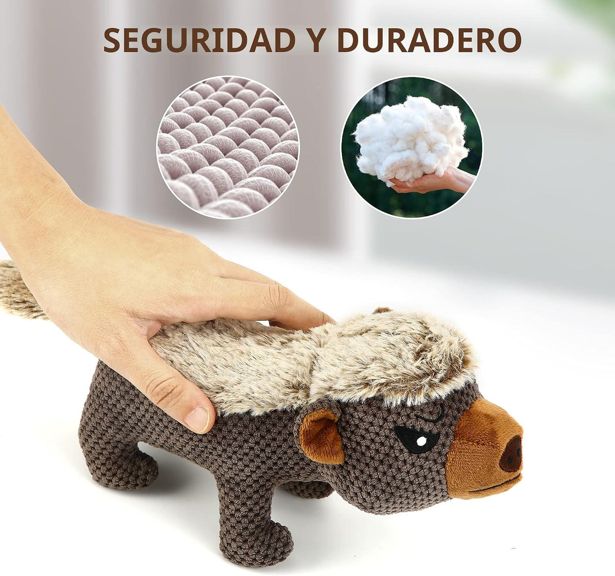IOKHEIRA Juguetes de peluche para perros para masticadores agresivo...