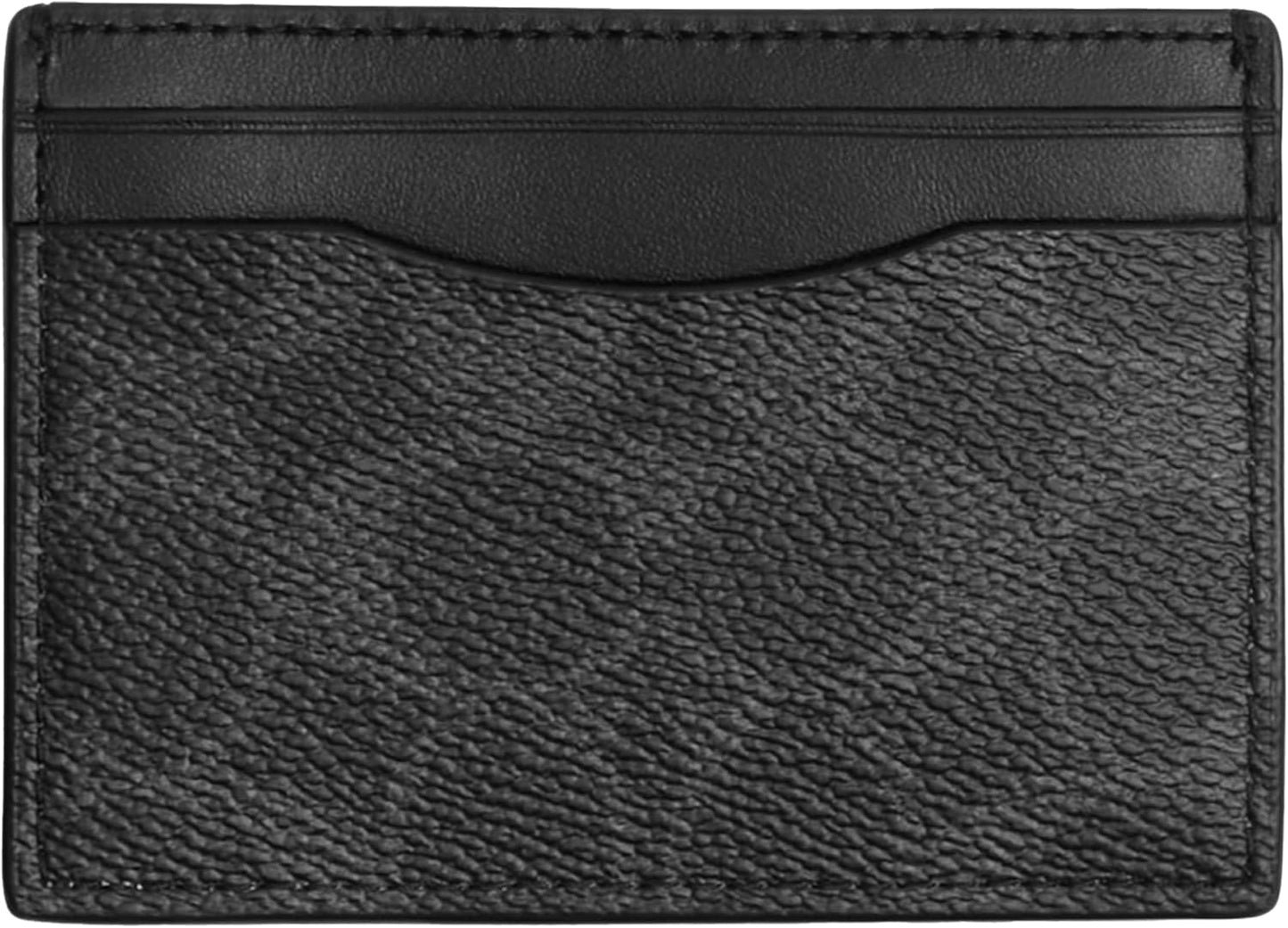 Estuche para tarjetas con clip para dinero con firma