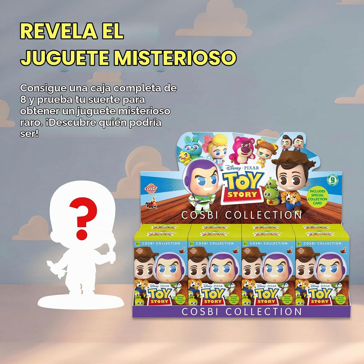 YuMe Toy Story Cosbi - Mini figura coleccionable y accesorios | Caj...