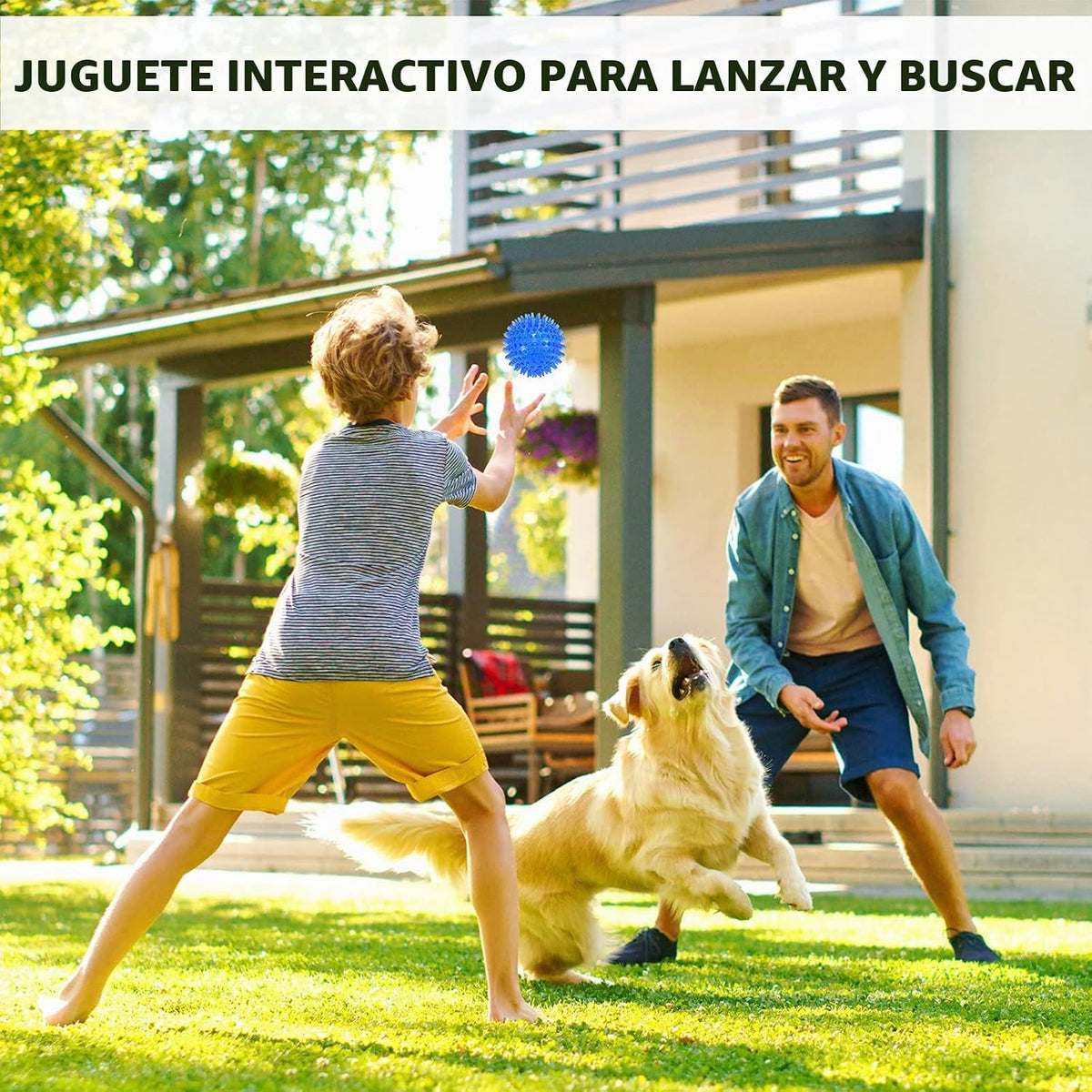petizer Paquete de 3 bolas chirriantes de juguete para perros de 2....