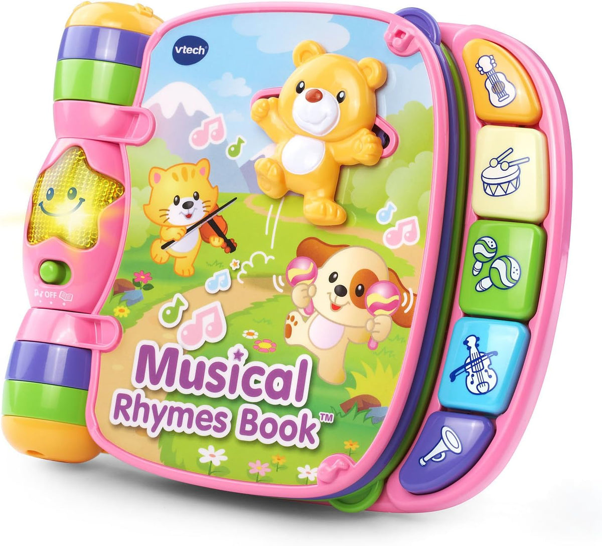 Libro de Rimas Musicales VTech Exclusivo Online, color rosa