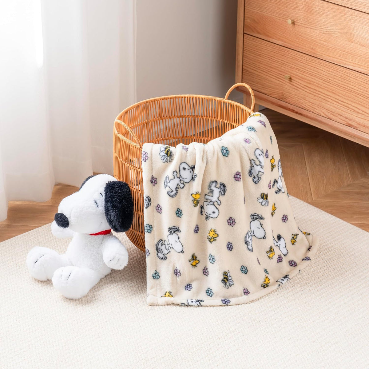 Berkshire Blanket Manta de felpa de terciopelo Peanuts® VelvetLoft®...