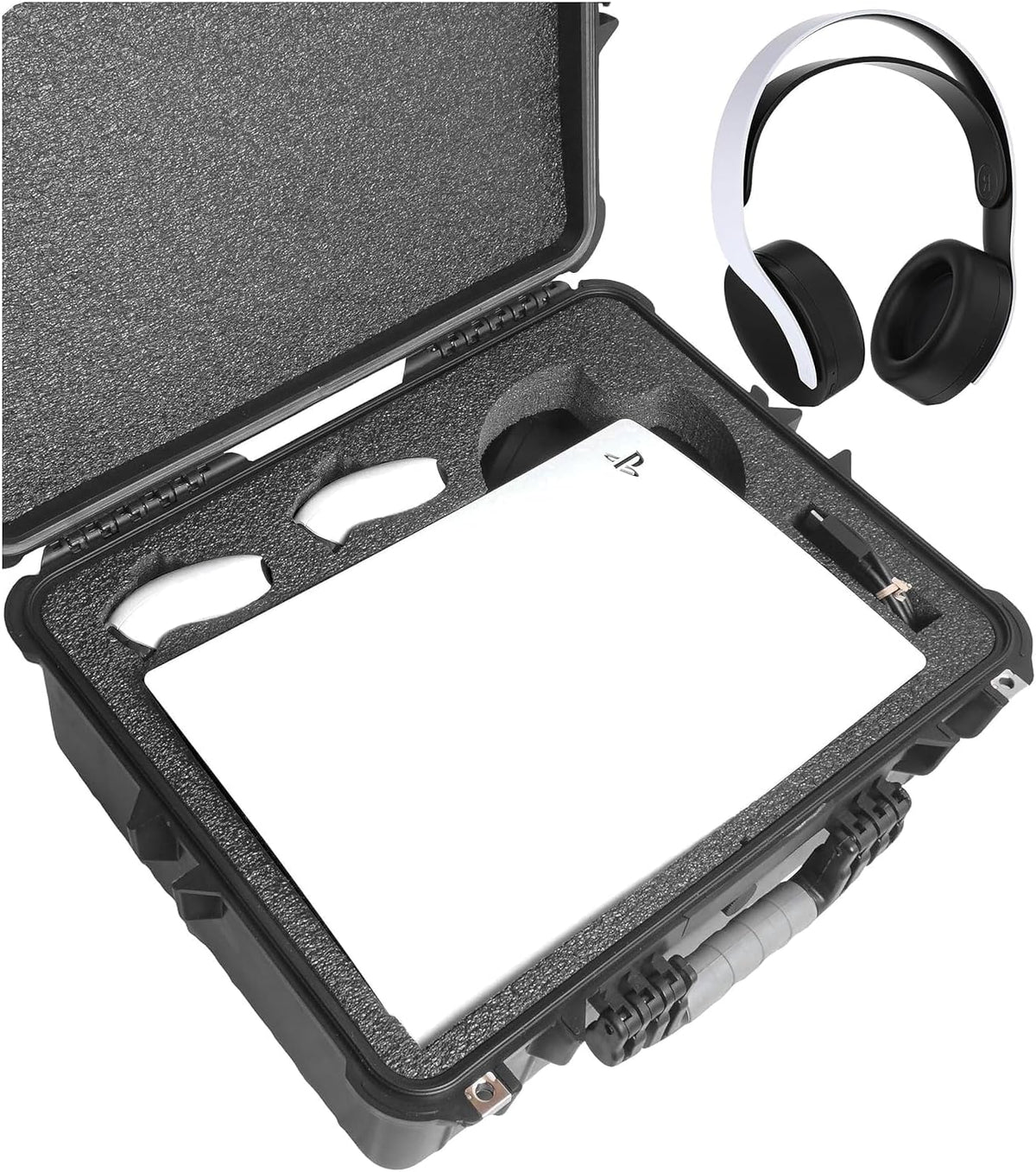 Case Club Funda impermeable para PS5 Gen 1 con auriculares y acceso...
