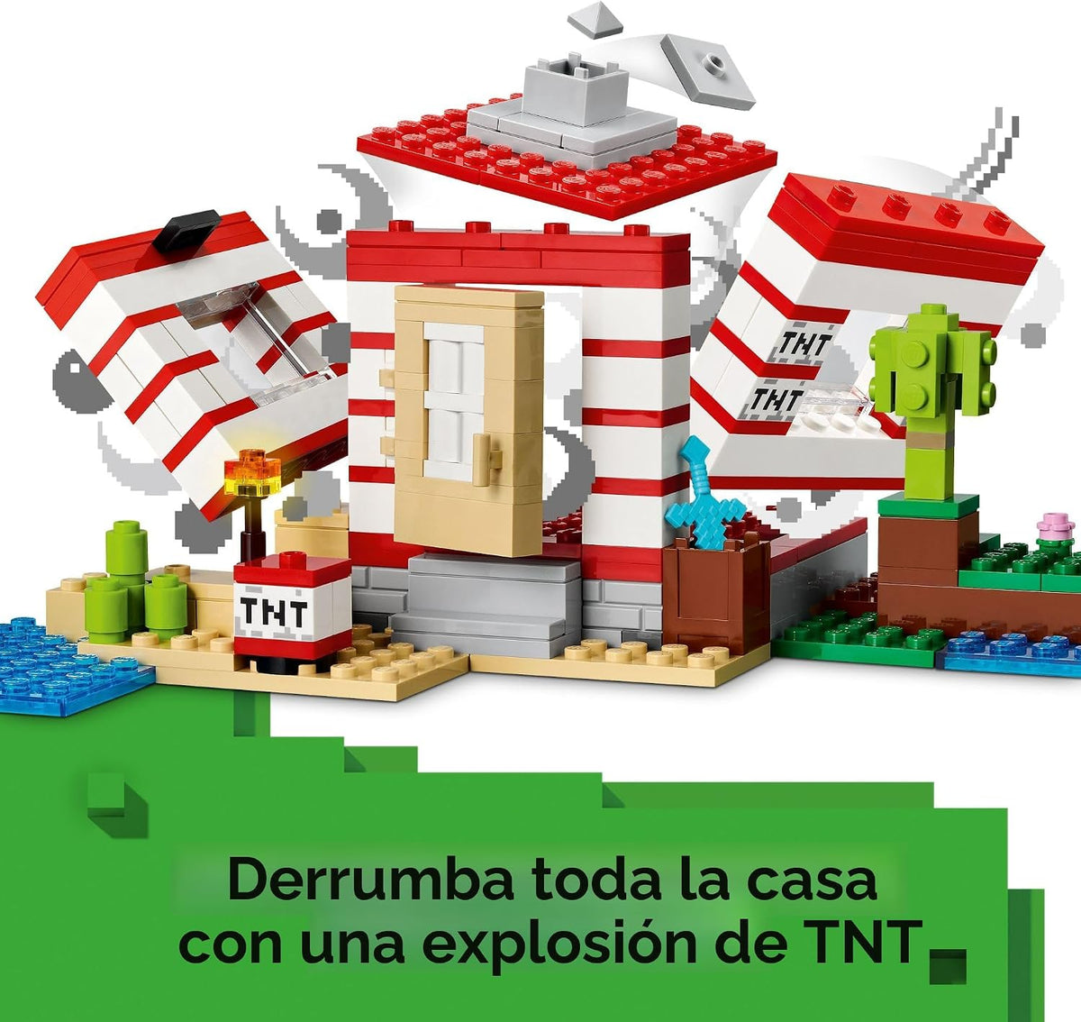 LEGO Minecraft La Casa de la Jungla TNT para Niños - Juguete Colecc...