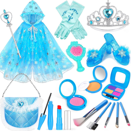 Kit de maquillaje para niñas para disfrazarse, BIBUTY juego de maqu...