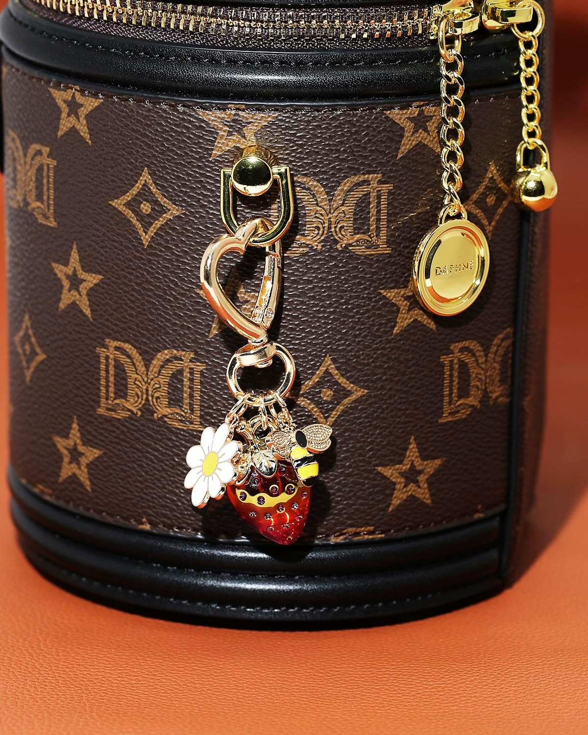 4 dijes para bolsos, bonitos accesorios para bolso y llavero de cer...