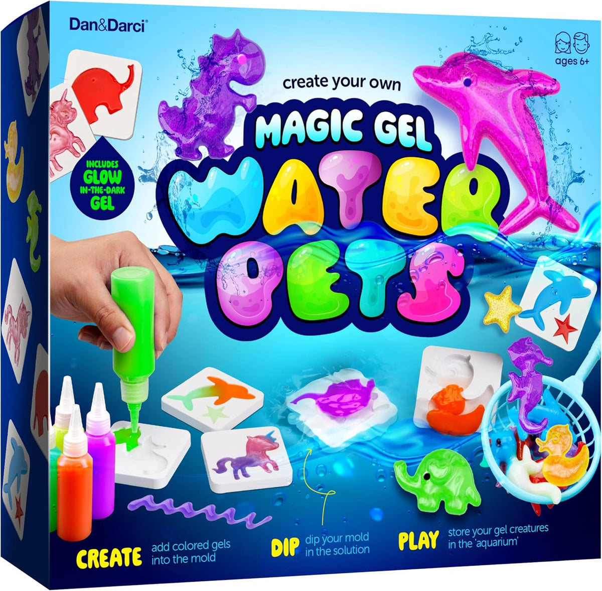 Juego de agua de gel de hadas acuáticas Dan&amp;Darci para niños -...