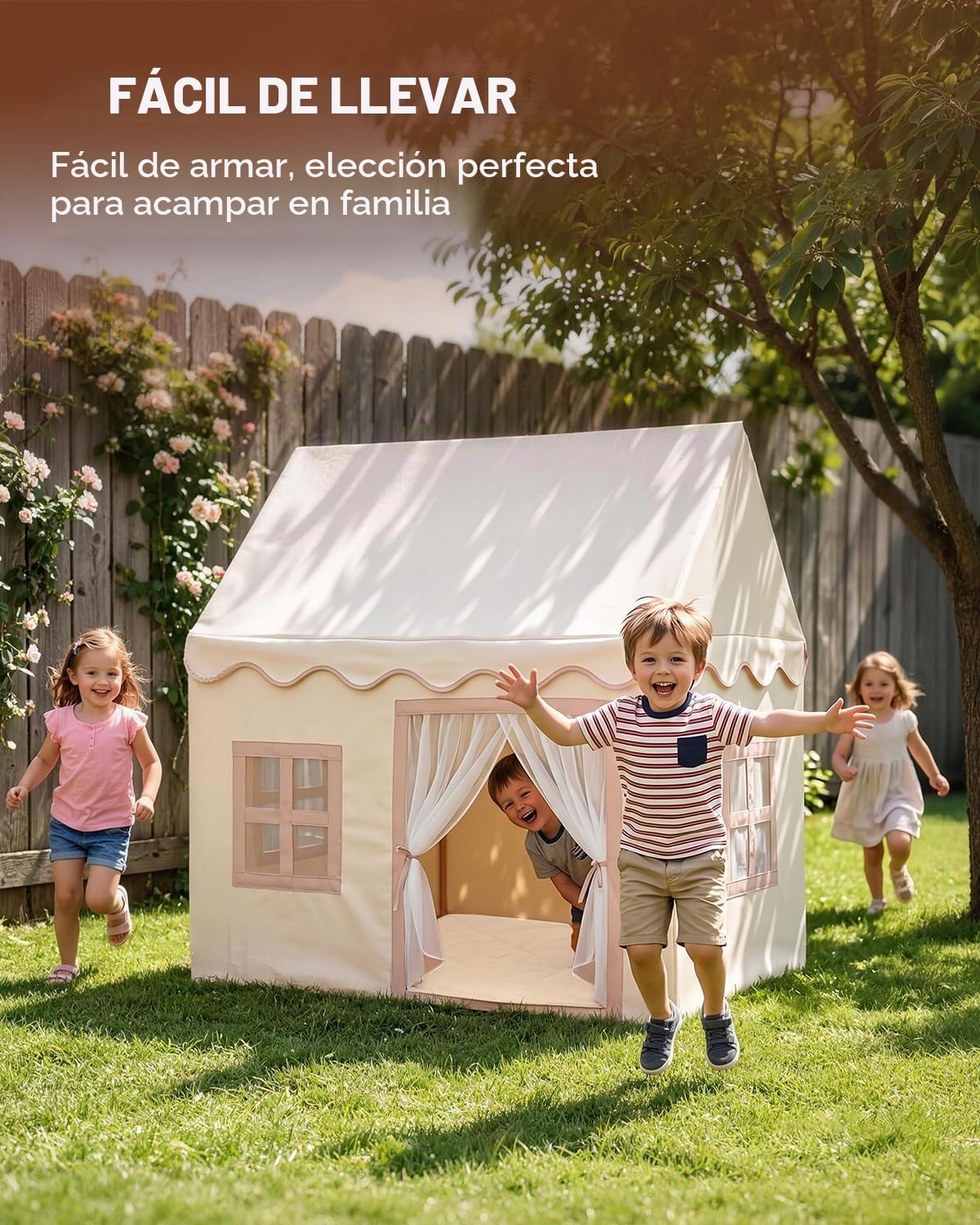 Tienda de campaña de juegos de interior para niños y niñas, juguete...