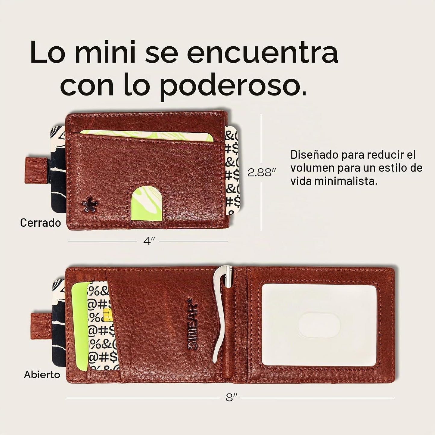 Swear Brands Billetera Delgada con Clip para Dinero | Cartera Minim...