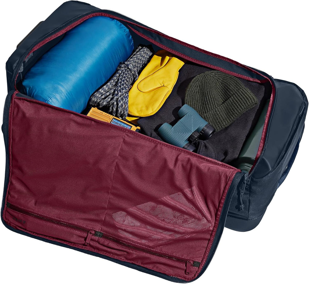 Bolsa de viaje enrollable Away 85L, Azul marino | Bolsa de viaje co...