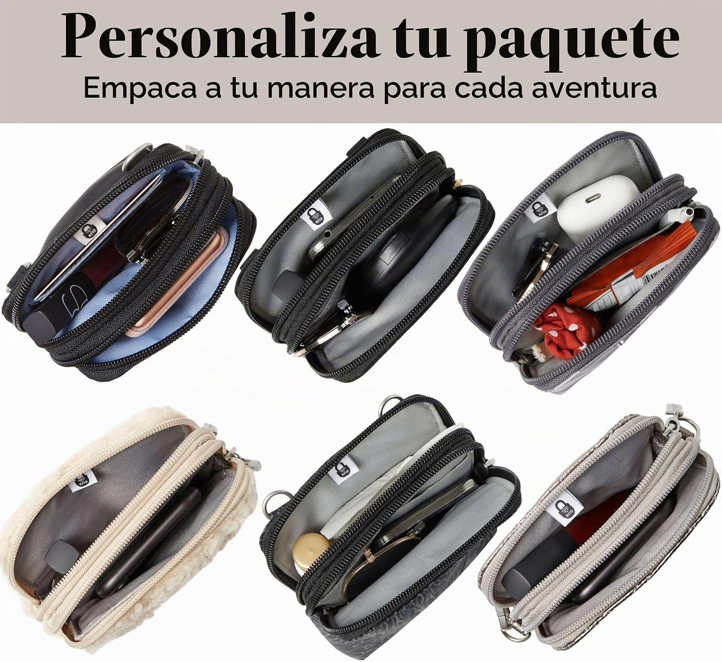 Baggallini La Nueva Colección Clásica Lleva Dos RFID Bryant Bandolera