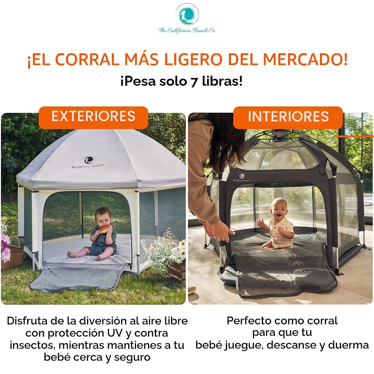 Corralito Pop 'N GO Gris Claro para Bebés \u2013 Corralito para...