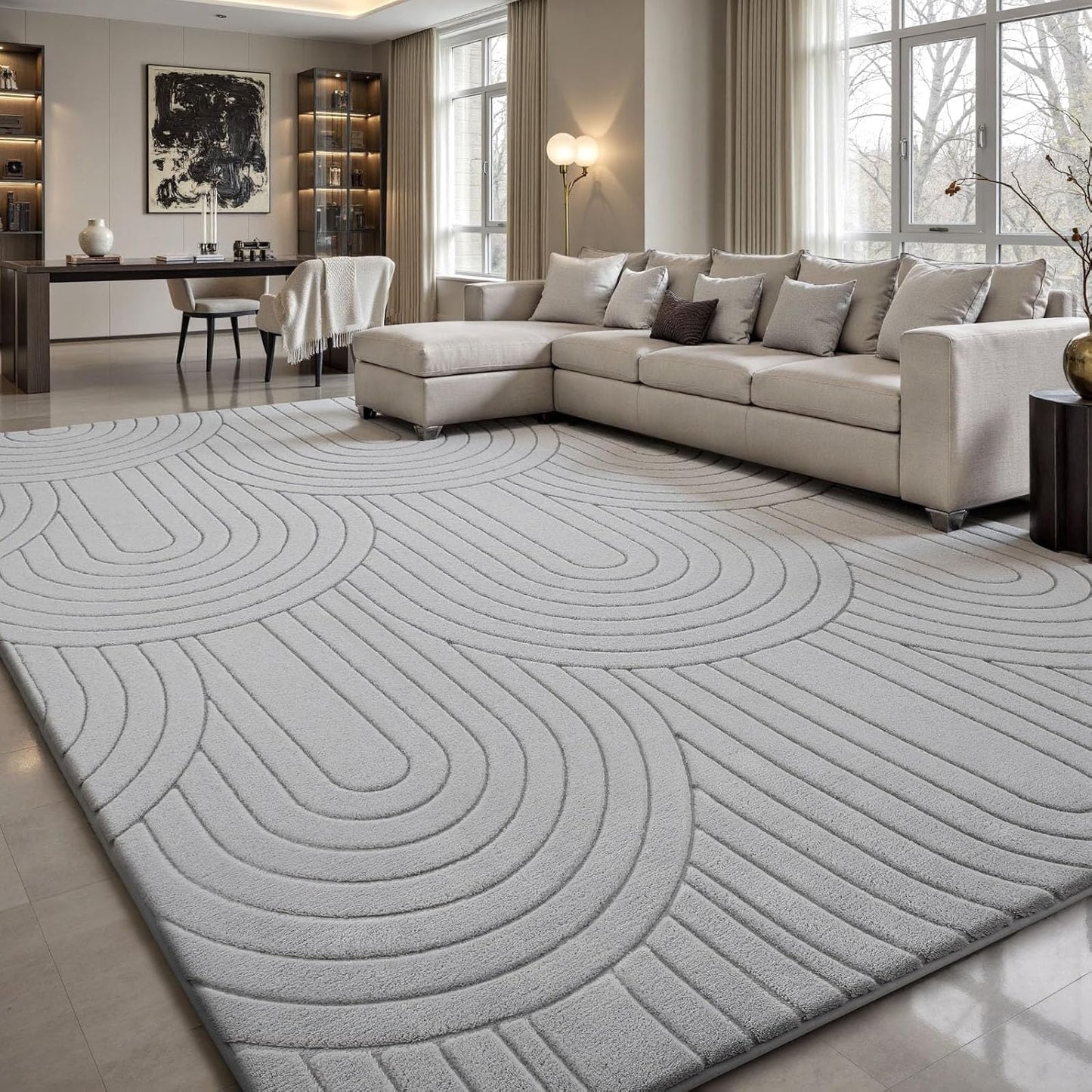 Alfombras Sour Lemon 9x12 para Sala de estar, Alfombra Grande Suave...