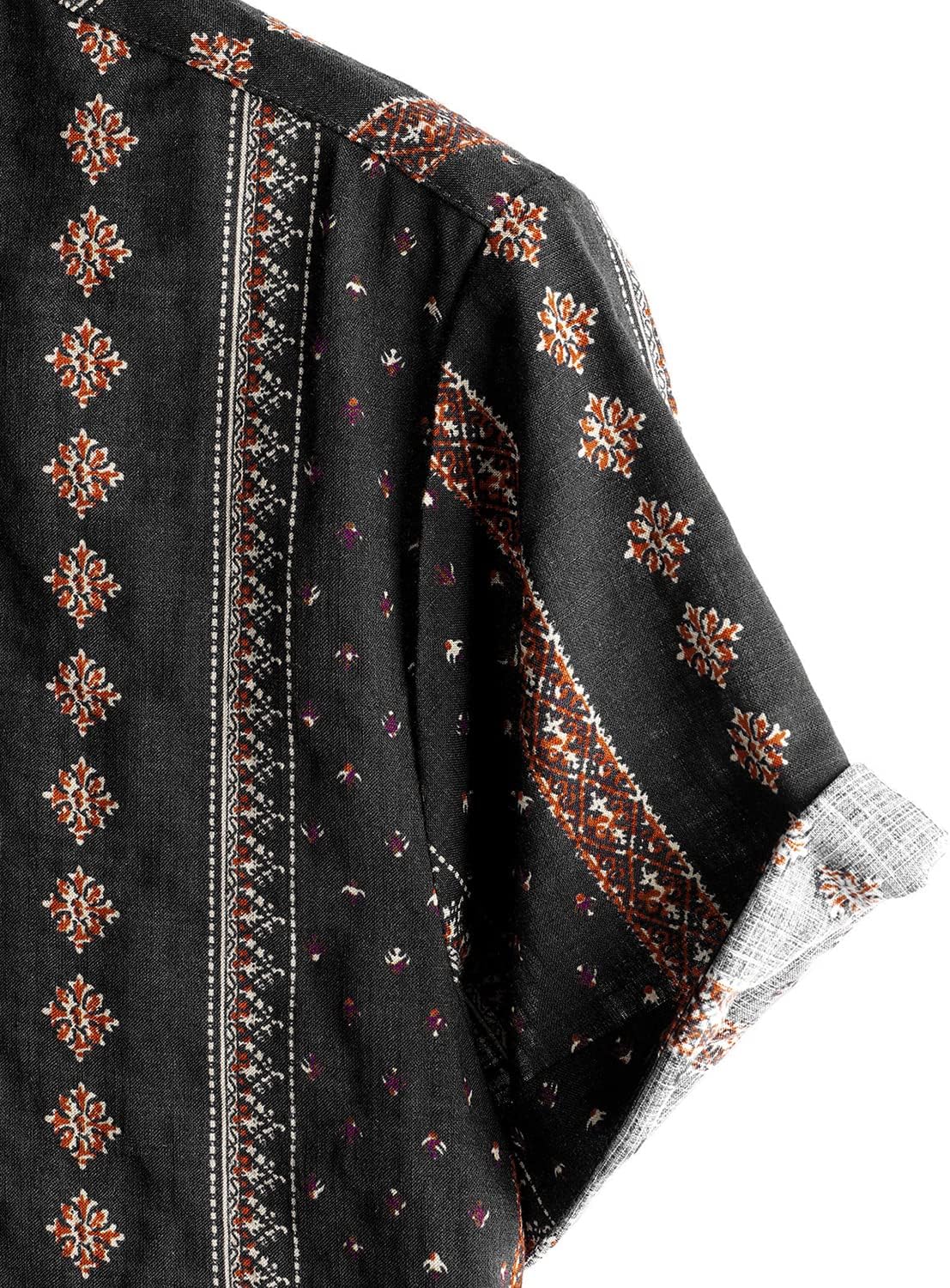 VATPAVE Camisas florales hawaianas casuales para hombre, de manga c...