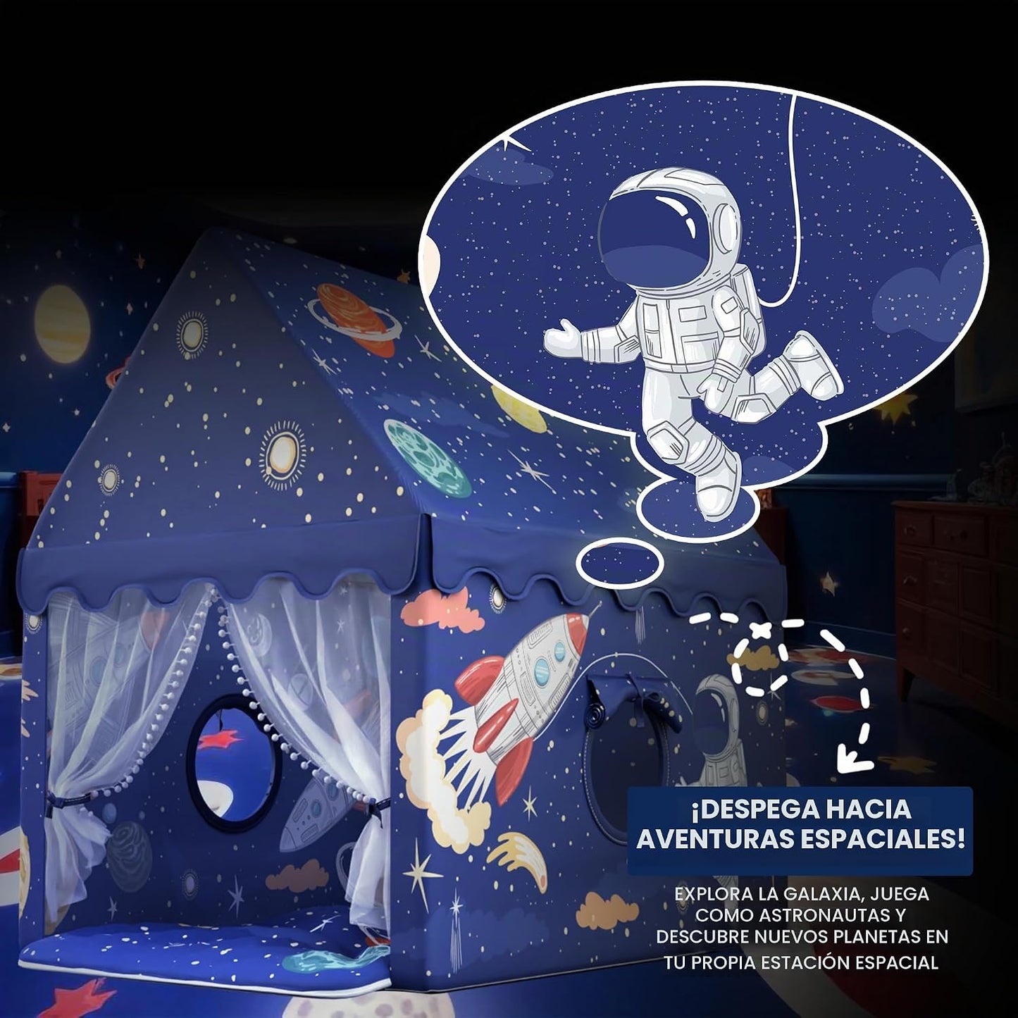 Tienda de campaña para niños \u2013 Casa de juegos interior grande...