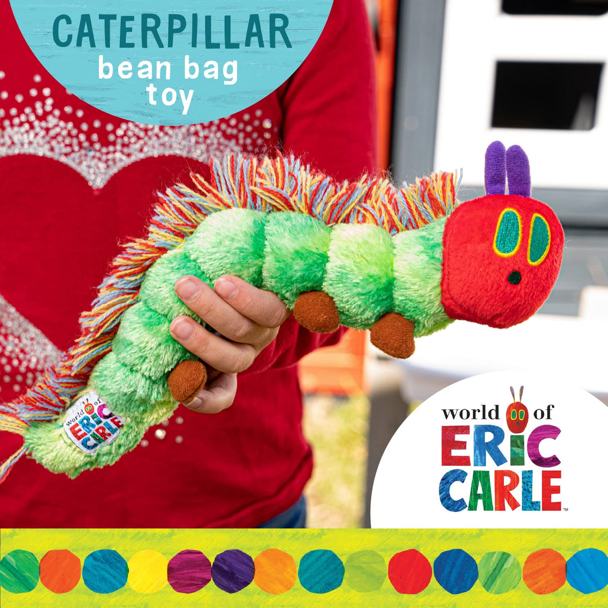 KIDS PREFERRED Mundo de Eric Carle, Muñeco de Oruga Muy Hambrienta...