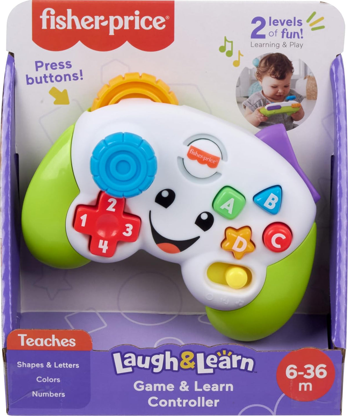 Fisher-Price Juguete para Bebés y Niños Pequeños Controlador de Jue...