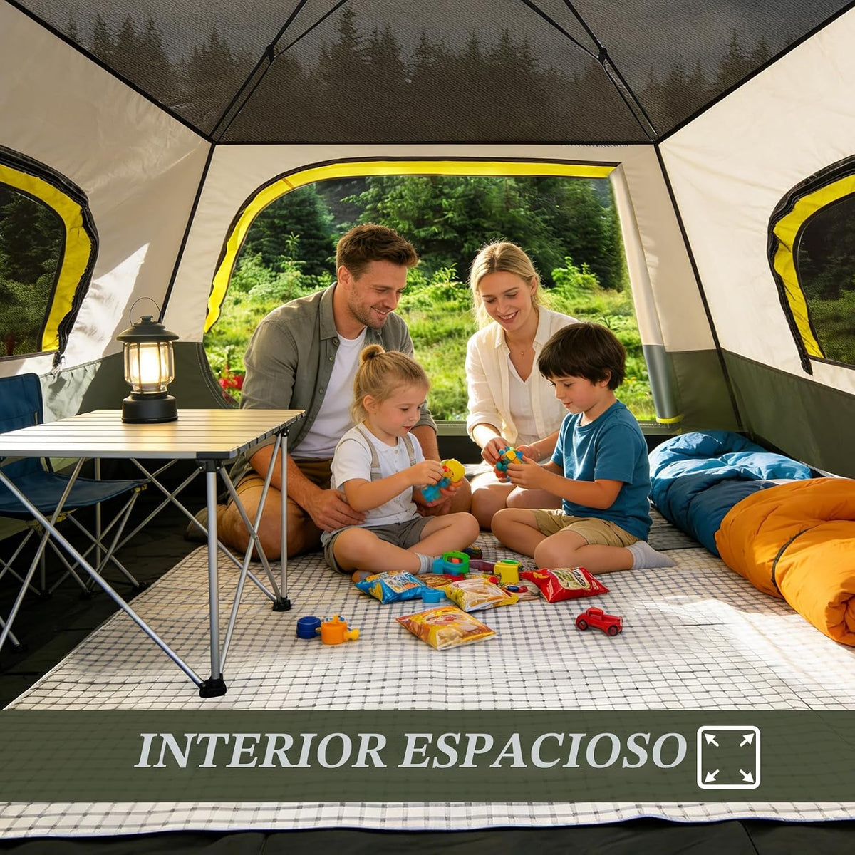 Mimajor Tienda de campaña 2\/3\/4 personas instantáneas Pop Up Tien...