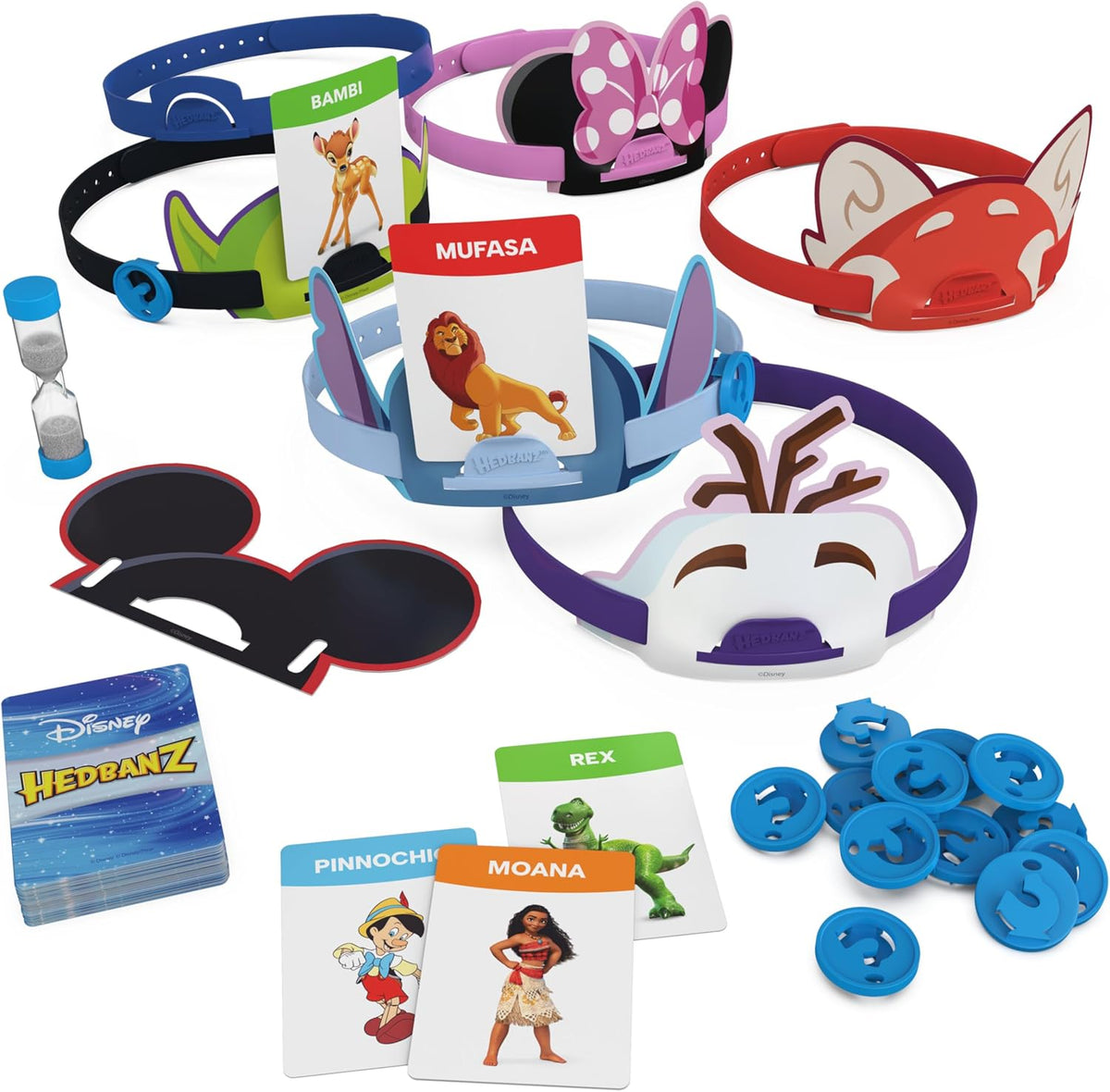 Spin Master Games Disney Hedbanz Juego de adivinanzas con imágenes...