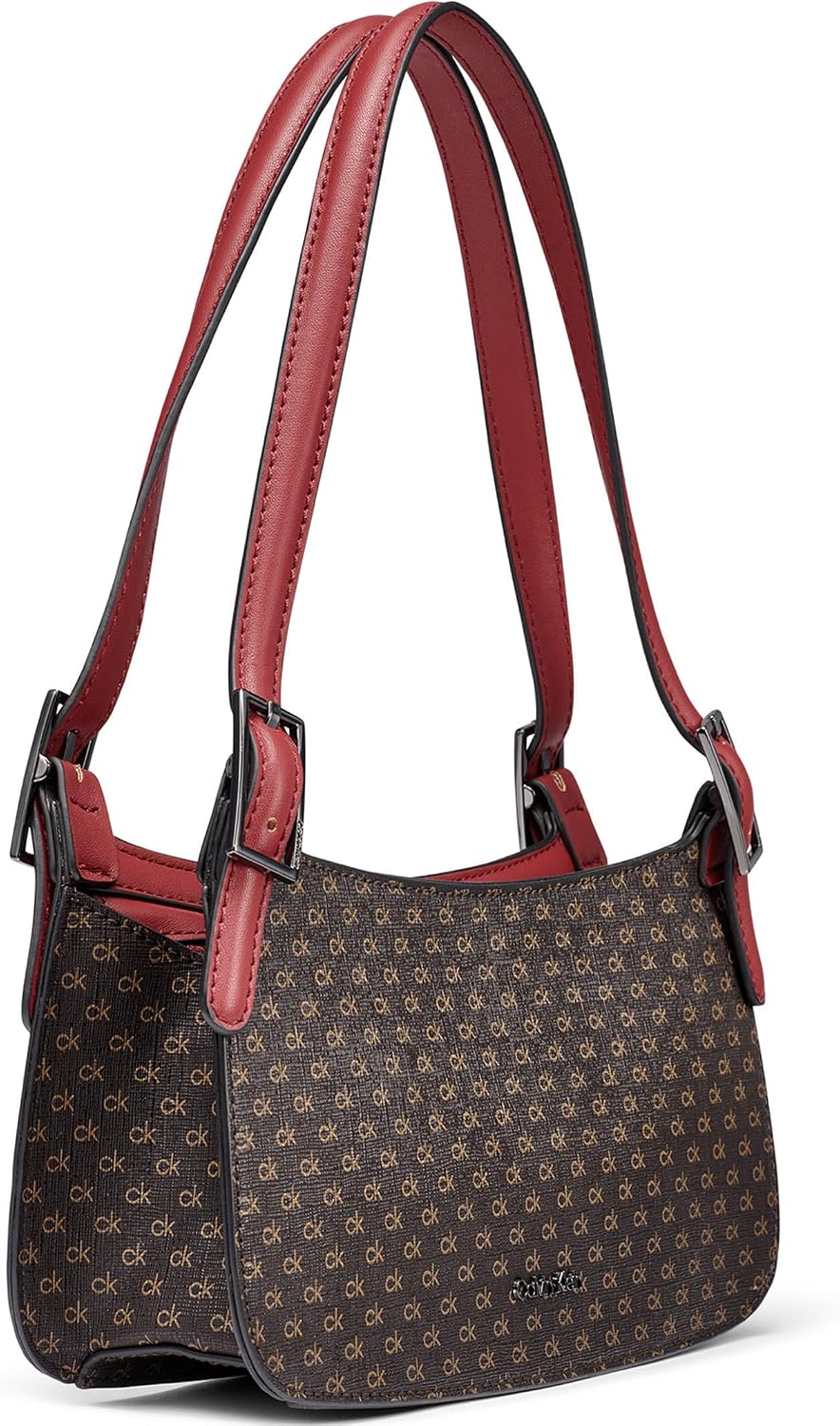 Calvin Klein Bolso de hombro Harlan East\/West con cremallera super...