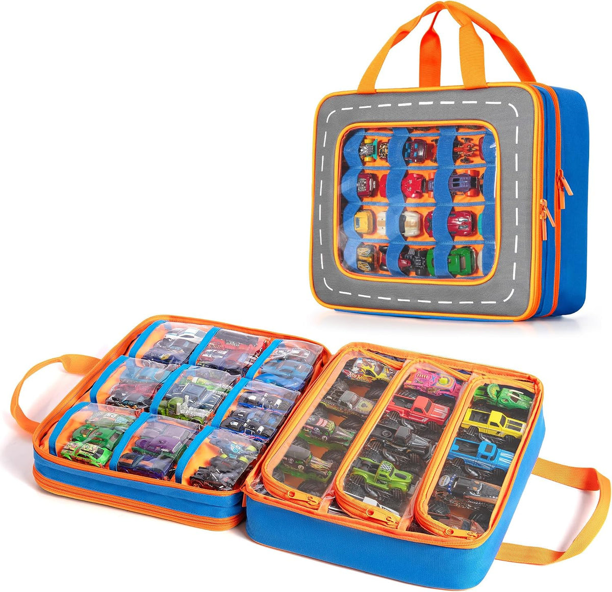 Estuche de almacenamiento Marscamd compatible con camiones juguete...