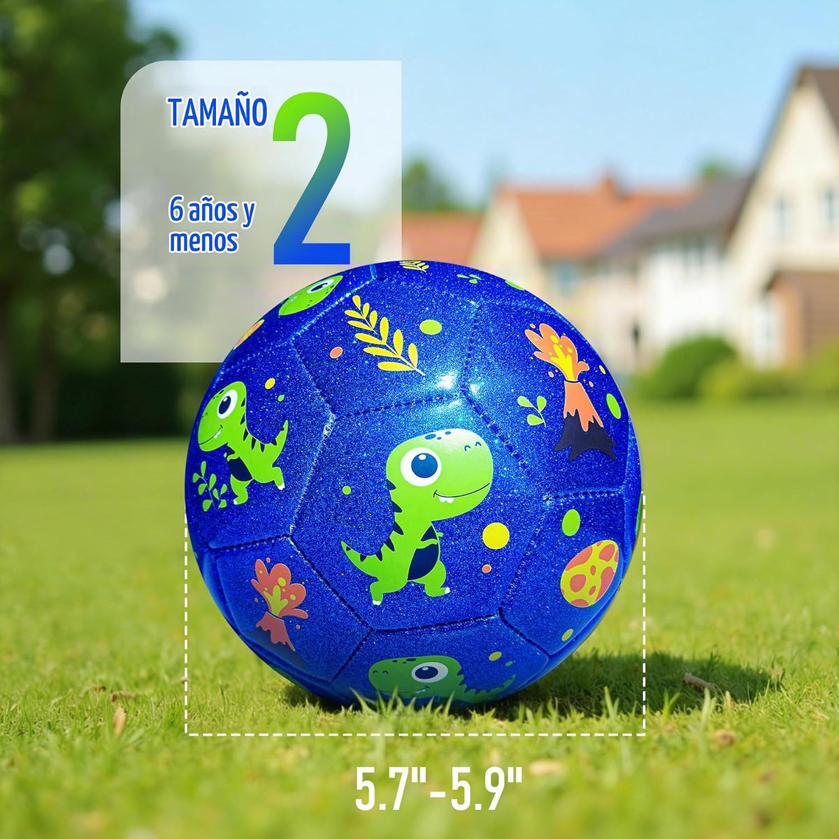 Richball Balón de fútbol para niños pequeños, pelota de fútbol para...