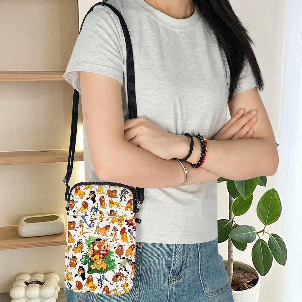 KEYCHIN Simba Lion Crossbody Bag Scar Fans Regalos Mufasa y Sarabi...