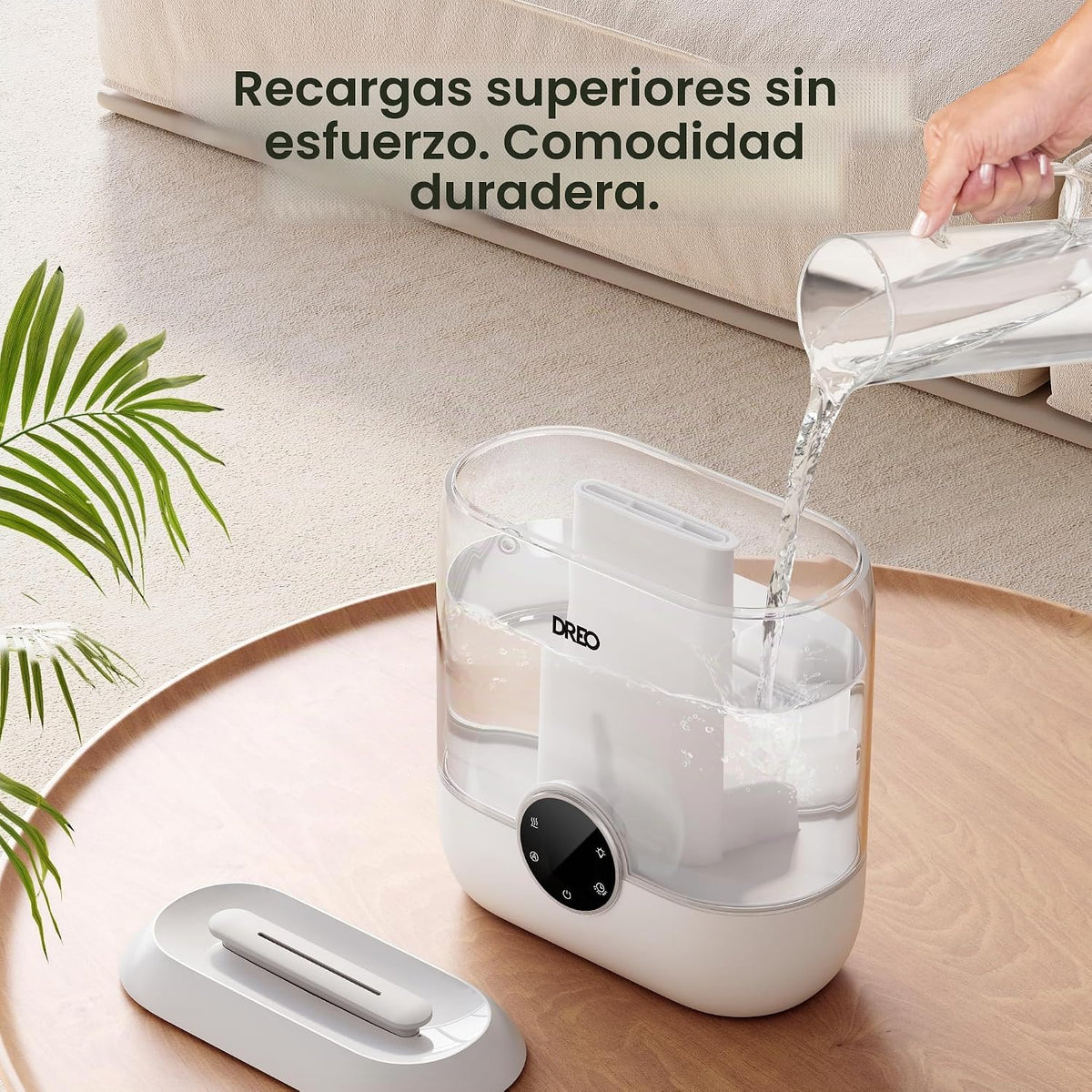 Dreo Humidificadores de llenado superior de 6 L para dormitorio, ti...